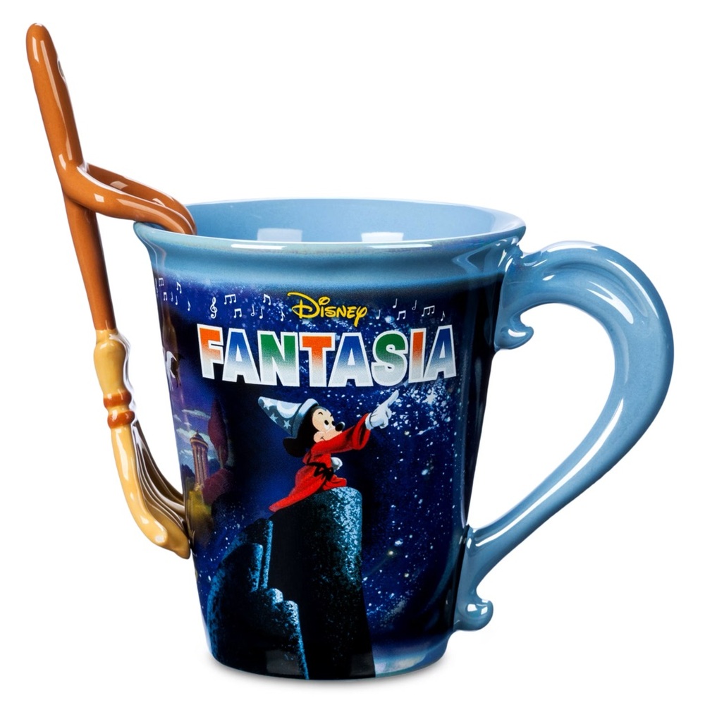 Disney Fantasia Blue Mug with Broom Handle